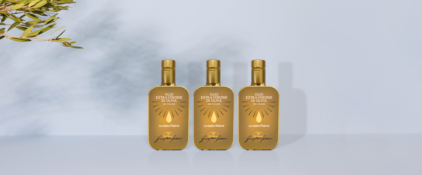 OLIO EXTRA VERGINE DI OLIVA "LA NOSTRA RISERVA" GOLD - 3 BOTTIGLIE 1